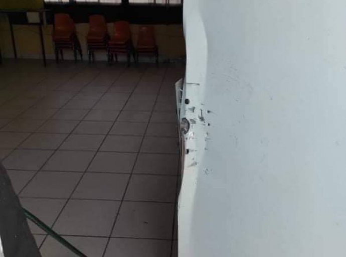 En menos de un mes sujetos desconocidos roban en escuelas de Tianguismanalco 